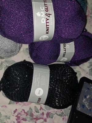 DMC Knitty 4 Glitter като ново