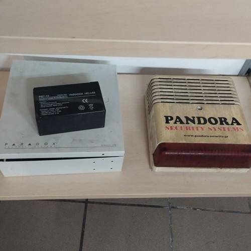 Pandora alarm system used with accessories