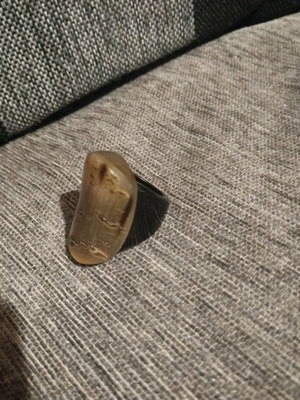 Women's ring used, black and beige