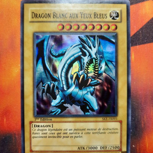 Blue-Eyes White Dragon SKE-FR001 1st Edition French Version 2002 used