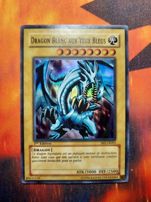 Blue-Eyes White Dragon SKE-FR001 1st Edition French Version 2002 used