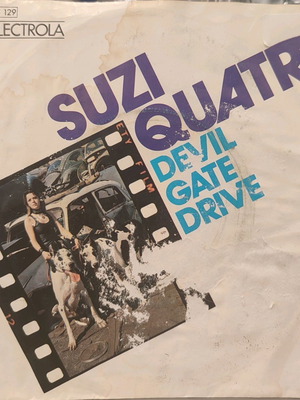 Винилов диск Suzi Quatro 45rpm употребяван, Rock