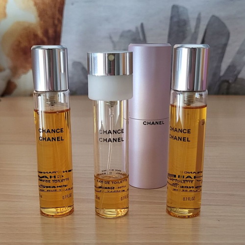 Chanel Chance Twist and Spray travel perfume like new, 3x20ml