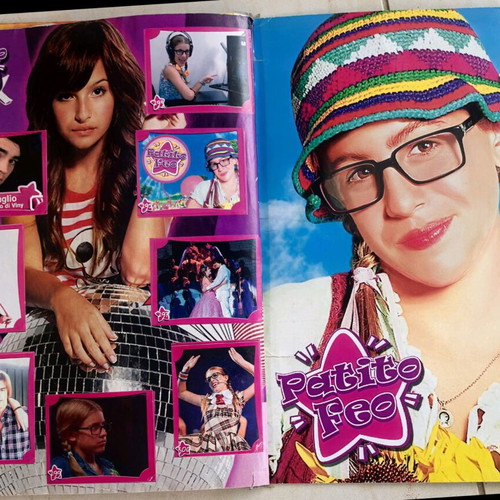 Patito Feo Sticker Album used with 290 of 300 stickers, vintage 2008