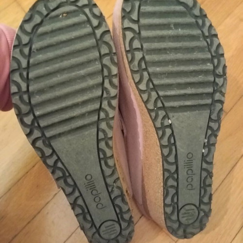 Birkenstock Fanny suede clogs used, size 40, pink