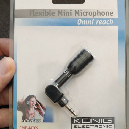 König Mini Flexible Microphone model CMP‑MIC9 new