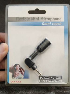 König Mini Flexible Microphone model CMP‑MIC9 new