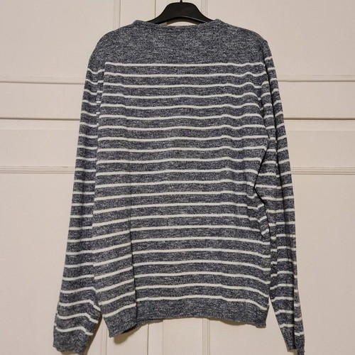 Zara men's sweater used, spring gray-blue, size L