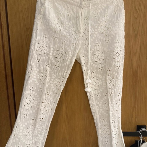 Zini boutique pant shirt set like new, white
