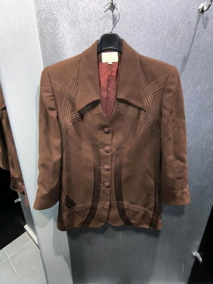 Alberto Makali Vintage wool jacket like new, brown