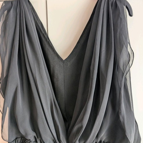 Black women's dress large like new, handmade, unworn
