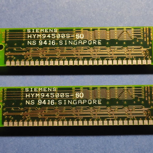 Siemens HYM94500S-70 4 MB 30-pin Simm 9-Chip 70 ns used