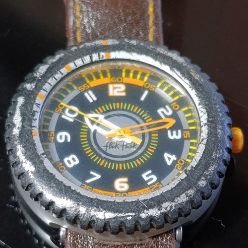 Flik Flak watch used, 35mm, battery and strap needed