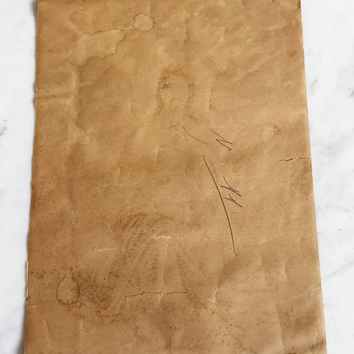 Antique Chromolithograph Saint Augusta by Fridolin Leiber used