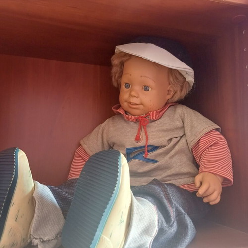 Smoby Robbie vintage doll, 60cm, 2000s