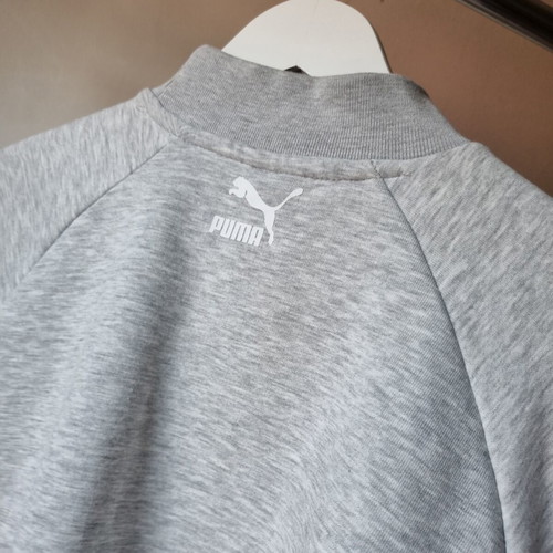 Puma crop sweatshirt σαν καινούργιο, βαμβακερό, μέγεθος XS, γκρι