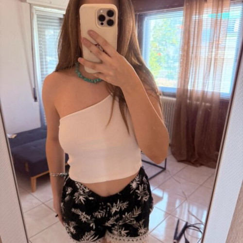 Summer black and white shorts with lace trim like new