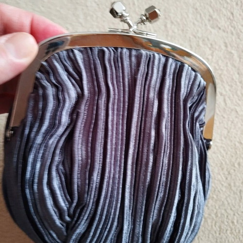 Evening bag new, shoulder, silver