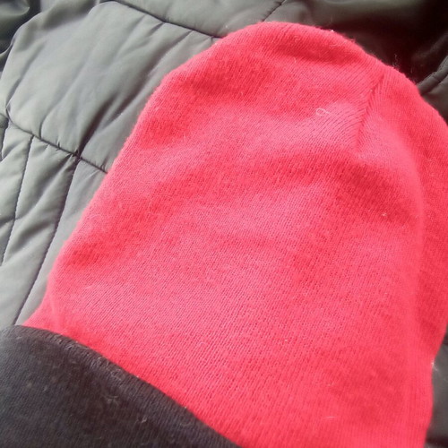 Red hat used with black trim