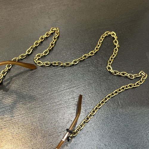 Eyeglass chain gold steel like new