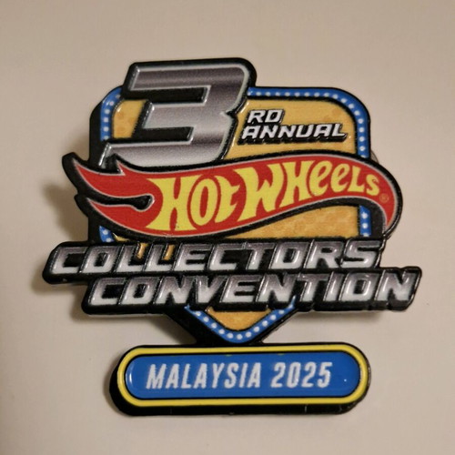 Pin Hot Wheels 3rd Annual Collectors Convention Malaysia 2025 new