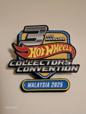 Pin Hot Wheels 3rd Annual Collectors Convention Malaysia 2025 new