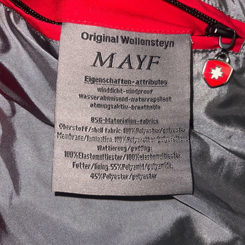 Wellensteyn women's jacket used, red, size L