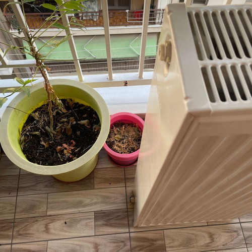 Panel radiator three-column, like new, dimensions 90x40x15 cm