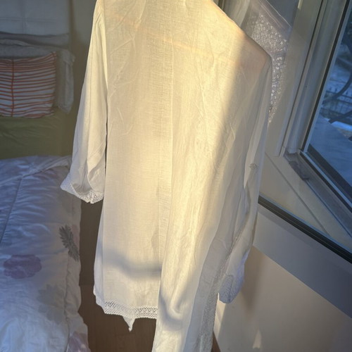 Italian white outerwear free size like new