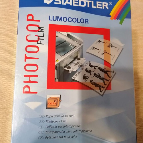 Staedtler Lumocolor Photocopy Film A4 new, sealed pack 100 pcs