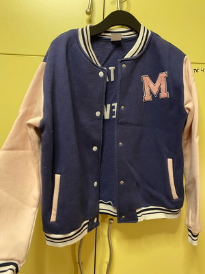 College jacket Zara new, blue and pink, size S