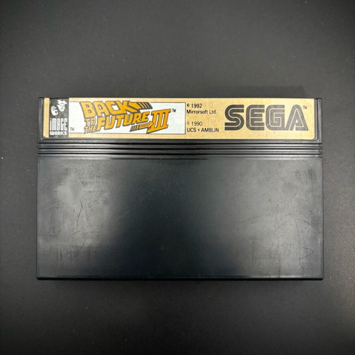 Back to the Future Part III Sega Master System like new, Complete In Box