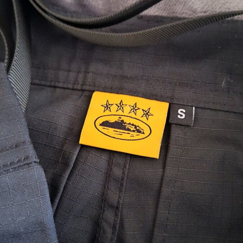 Corteiz cargo pants used, 4th anniversary, size S, black