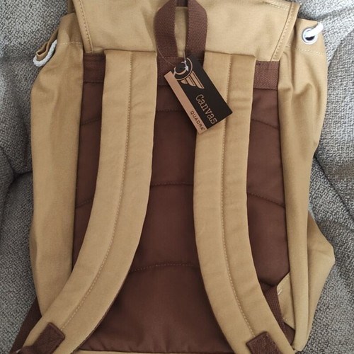 Quadra Canvas Backpack caramel color, new