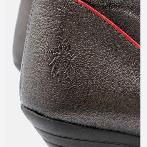 Fly London ankle boots brown with red detail like new, size 38