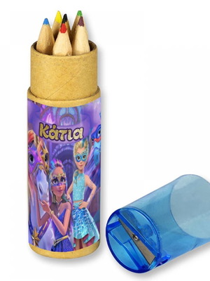 Unicorn Academy colored pencils 10 pcs new with name