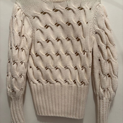 Zara knitted cream sweater size S used