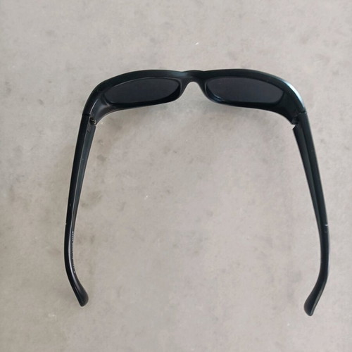 Vintage Kangol sunglasses like new, black wrap-around style
