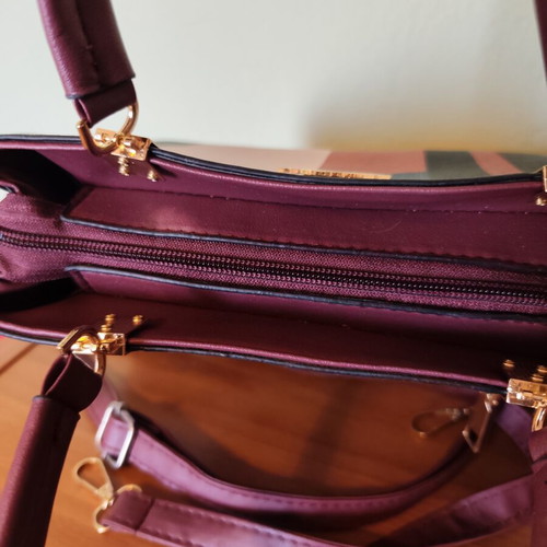 Women's handbag, multicolor, 27x12x20 cm