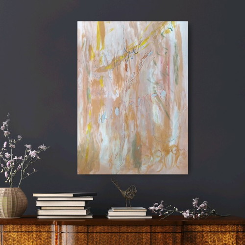 You Are Free II Abstract Large Painting New, Ready to Hang