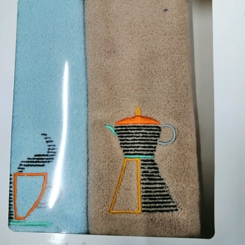 Kitchen towels set of 2 new, 100% microfiber