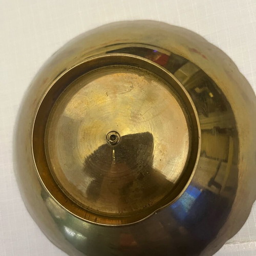 Handmade decorative bowl used brass with enamel