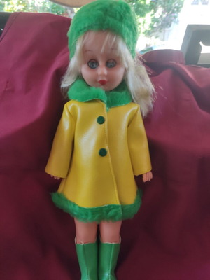 El Greco doll used, vintage 70s, 40 cm