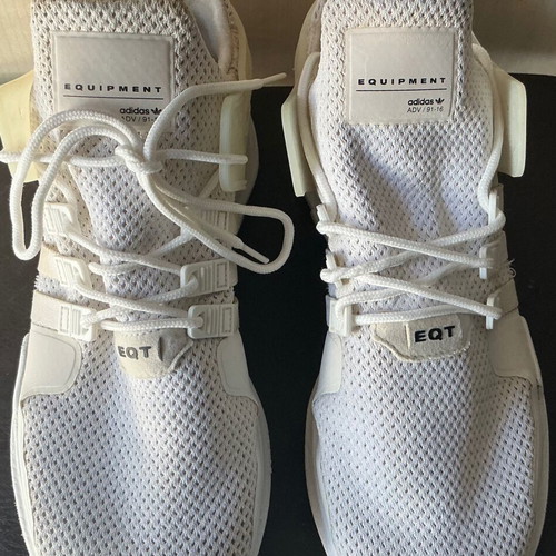 Adidas EQT Support ADV 91-18 casual shoes used, white, size 44-45