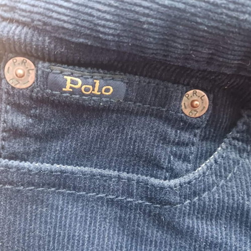 Ralph Lauren corduroy pants for 8 years like new, blue