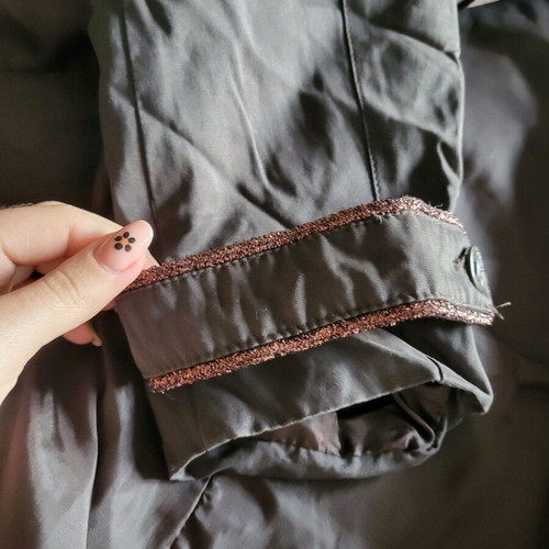 Grama jacket black/brown like new, size L