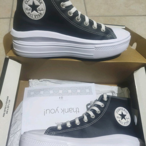Chuck Taylor Converse All Star Move Hi Flatforms 41 new black