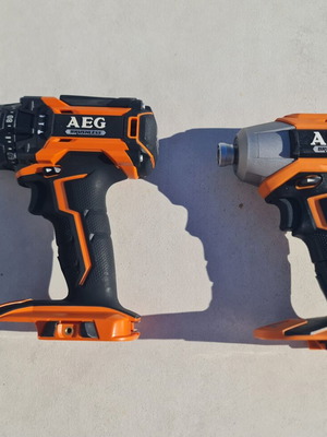 AEG BSB18B2M and BSS18BLC Solo Tools with Carry Bag new