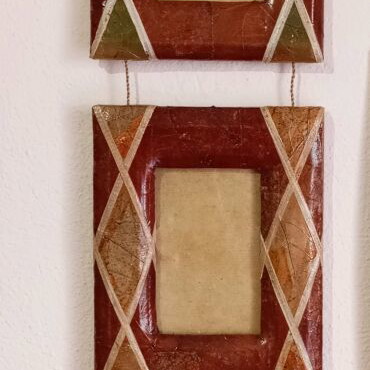 3 Connected Hanging Picture Frames Made of Seaweed New