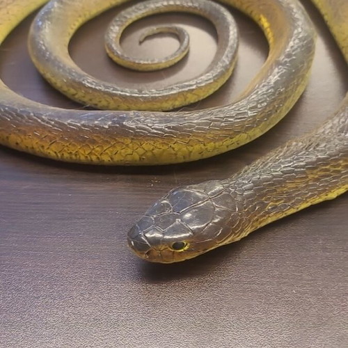 Rubber snake like real used, length about 1.5 meters